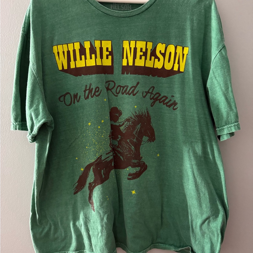 Urban Outfitters Green Graphic T-Shirt